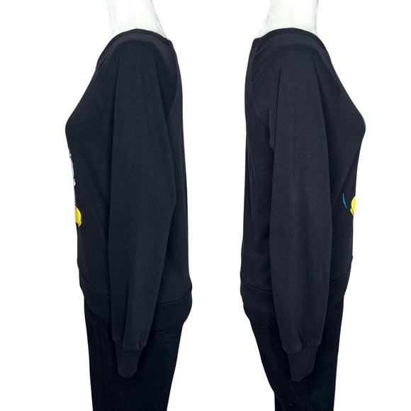 Disney Glowing Mickey Mouse Skeleton Glow in the Dark Black Junior Large L Youth - Picture 7 of 17